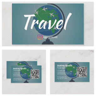Cartão De Visita Ideias de Agente de Viagens