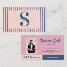 Identidade Visual Blush Stripe Photo Boutique