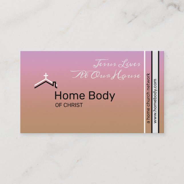 Cartão De Visita Igreja da Casa (Frente)