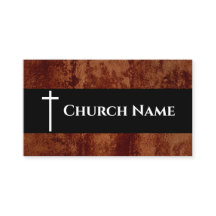 Igreja Rugged Nome Faux Leather Church