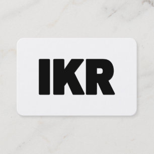 Cartão De Visita IKR Faixa de Texto