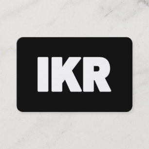 Cartão De Visita IKR Faixa de Texto