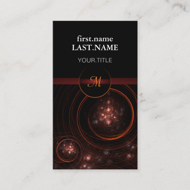 Cartão De Visita Iluminação Legal Elegante Moderna Profissional (Frente)