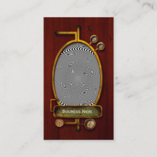 Cartão De Visita Ilusão Óptica - A hipnose foi facilitada