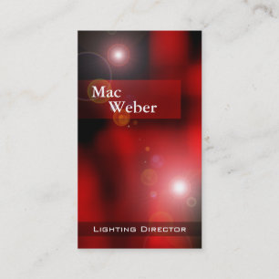 Cartão De Visita Ilusões - diretor Tecnologia Iluminação Projeto da