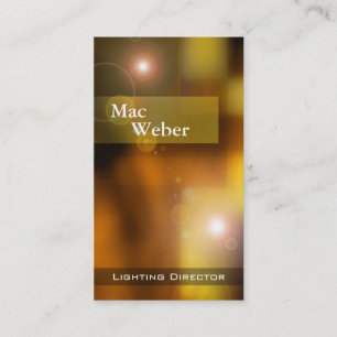 Cartão De Visita Ilusões - diretor Tecnologia Iluminação Projeto da