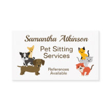 Ilustração de Cachorro de Gato Bonito Sentado com