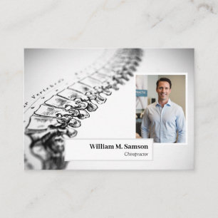 Cartão De Visita Imagem anatômica antiga foto do quiroprático