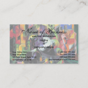 Cartão De Visita Imagem com Cattle Marc; Bild mit Rindern