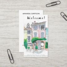 Imagem de aluguel de casa e logotipo Airbnb