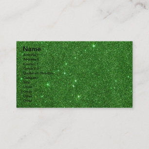 Cartão De Visita Imagem do brilho verde-claro