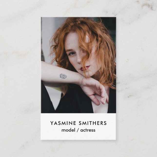 Cartão De Visita Imagem do ÍCONE SOCIAL de Dançarina de Cantor Mode (Frente)