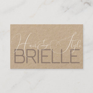 Cartão De Visita Imagem Fotográfica de Assinatura de Caligrafia Mod