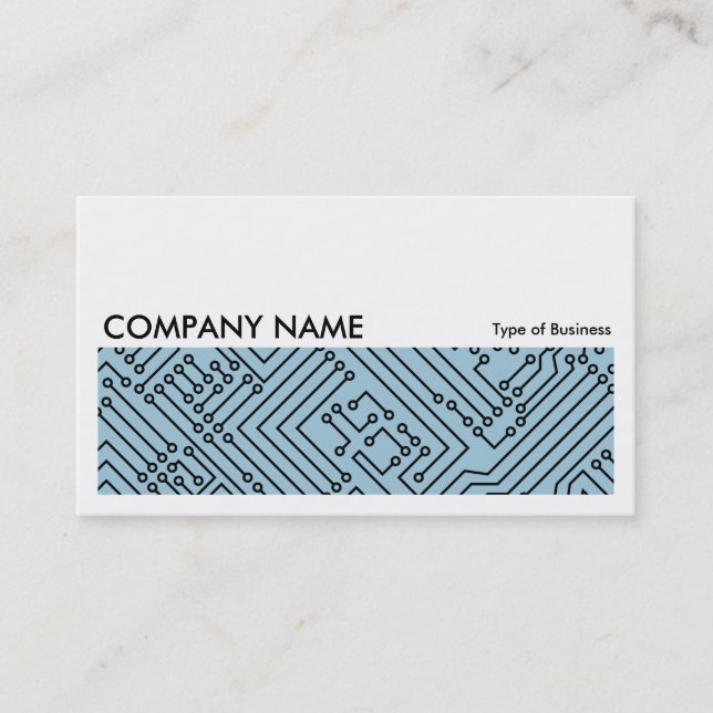 Cartão De Visita Imagem Longa 0242 - Circuito - 9dc6d8 (Frente)