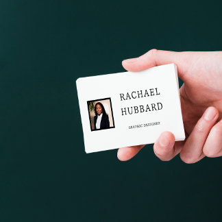 Cartão De Visita Imagem Personalizada Profissional Simples, Código 