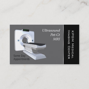 Cartão De Visita Imagem por MRI médica