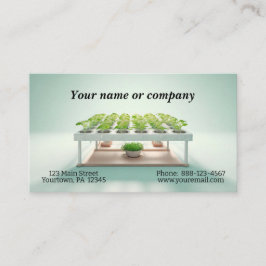 Cartão De Visita Imagem simples de um aerogarden