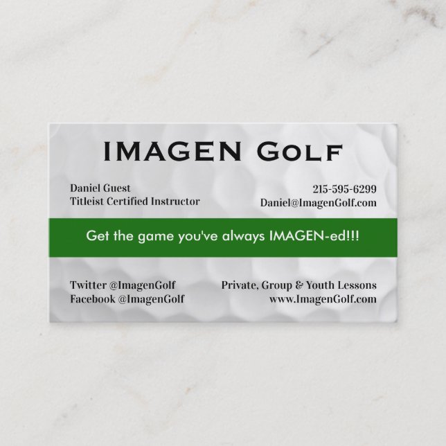 Cartão de visita iMAGEN 91 (Frente)