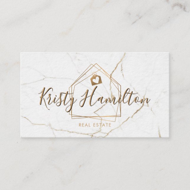 Cartão De Visita imobiliária profissional imobiliária local adicion (Frente)