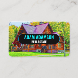 Cartão De Visita Imobiliário de Luxo Moderno (Código QR)