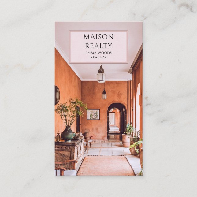 Cartão De Visita Imobiliário Moderno (Frente)