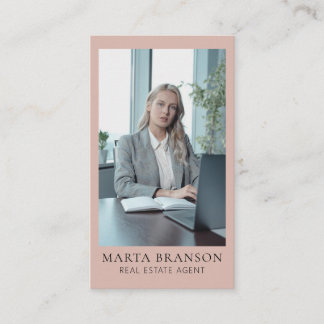 Cartão De Visita Imobiliário Profissional Elegante