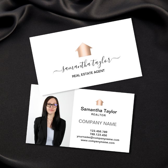 Cartão De Visita Imobilizado Professional Inserir ou Adicionar Foto (Criador carregado)