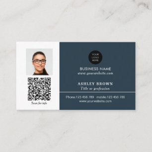 Cartão De Visita Imóveis em rede Código QR fotografia profissiona