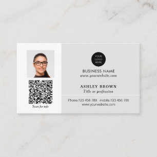 Cartão De Visita Imóveis em rede Código QR fotografia profissiona
