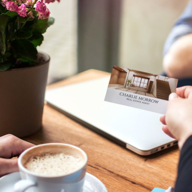 Cartão De Visita Imóveis Modernos (Criador carregado)