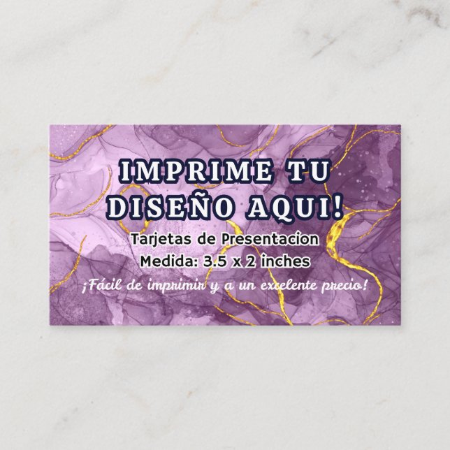 Cartão De Visita Impresion para Tarjetas de Presentacion Negocio (Frente)