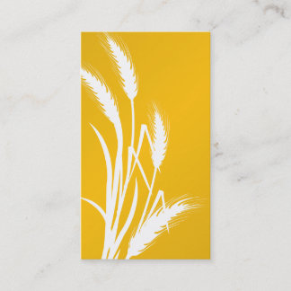 Cartão De Visita Impressão da natureza - trigo amarelo