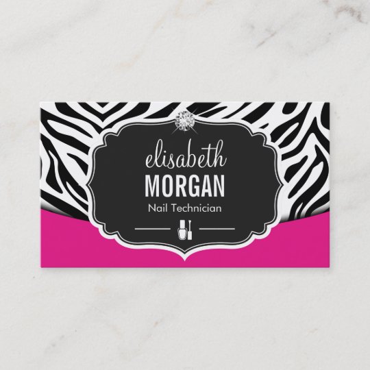 Cartao De Visita Impressao Da Zebra Do Rosa Do Preto Do Tecnico Do Zazzle Com Br Primeiro, todos os cartões de visita de manicure e pedicure são completamente personalizáveis, isso mesmo você pode personalizar qualquer coisas neles, desde a cor de fundo, cor do texto ou volume de informações ou a forma de. cartao de visita impressao da zebra do rosa do preto do tecnico do