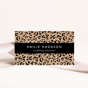 Cartão De Visita Impressão Leopardo, Manchas Leopardo, Leopardo Cas