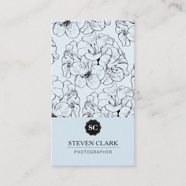 Cartão De Visita Impressão/Monograma (Frente)