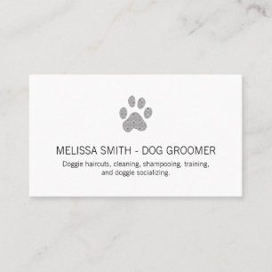 Cartão De Visita Impressões Cachorros