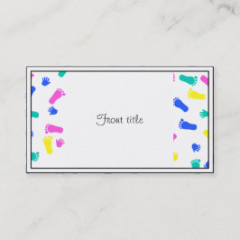 Cartão De Visita Impressões e Impressões de Pé para Bebê