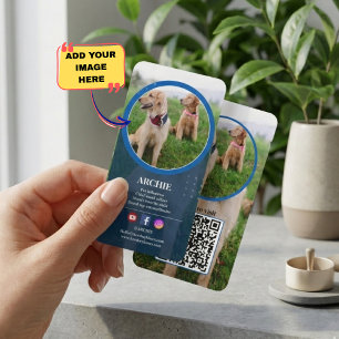 Cartão De Visita Incrivelmente Profissional: Rede Social de Fotos d