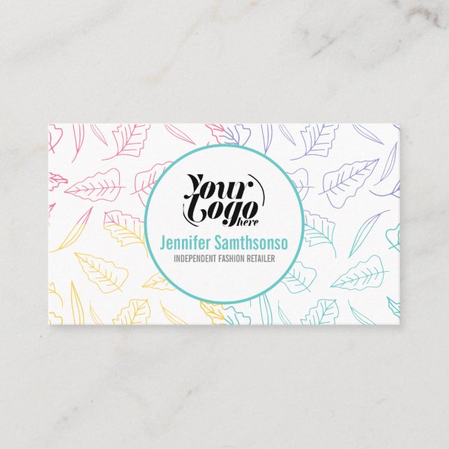 Cartão De Visita Independent Fashion Retailer Approved (Frente)