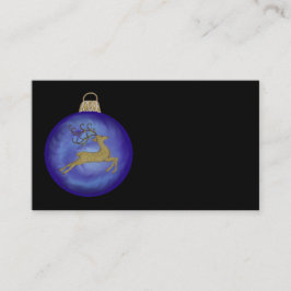 CARTÃO DE VISITA INDIGO CHRISTMAS BUBBLE