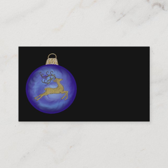 CARTÃO DE VISITA INDIGO CHRISTMAS BUBBLE (Frente)