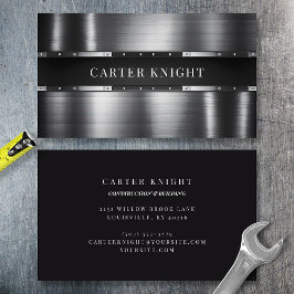 Cartão De Visita Indústria De Metais Rivelados