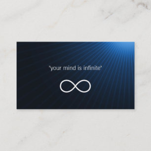 Cartão De Visita Infinidade pessoal do instrutor