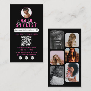 Cartão De Visita Influencer Beauty Salon Hair Makeup Fotografias Ro