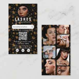 Cartão De Visita Influenciador Beleza Maquiador Cabelo Estampa de L