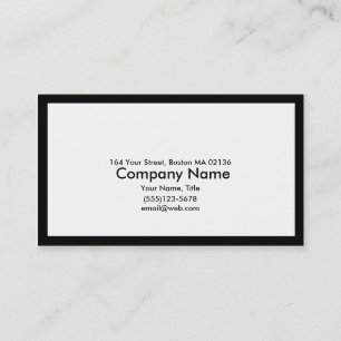 Cartão De Visita Informação do centro com beira