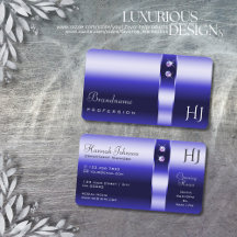 Iniciais de Ouros de Shimmering com Gradiente Azul