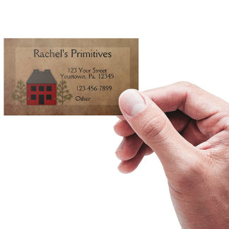 Cartão de visita inicial primitiva