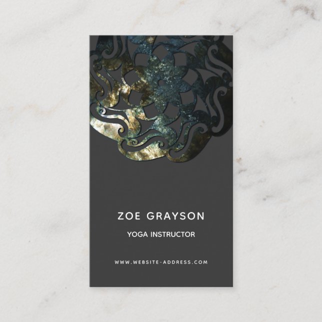 Cartão De Visita Inner Temple Mandala (Frente)