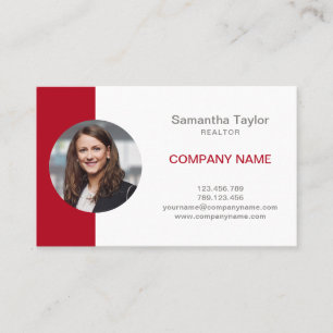 Cartão De Visita Inserir ou Adicionar Foto do Realtor Profissional